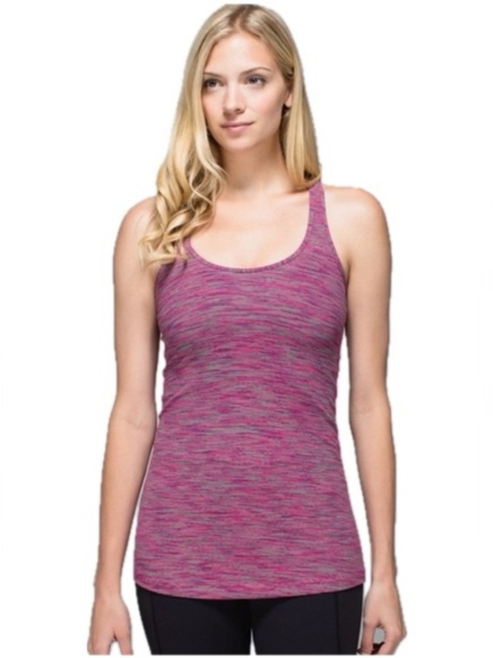 Lululemon Cool Racerback tank Wee are from Space Jewelled Magenta GUC Size 8/M